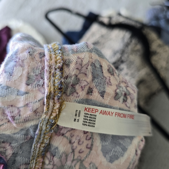 Anthroplogie Floral Long Sleeve Blouse with Knot Detail L - Picture 7 of 7